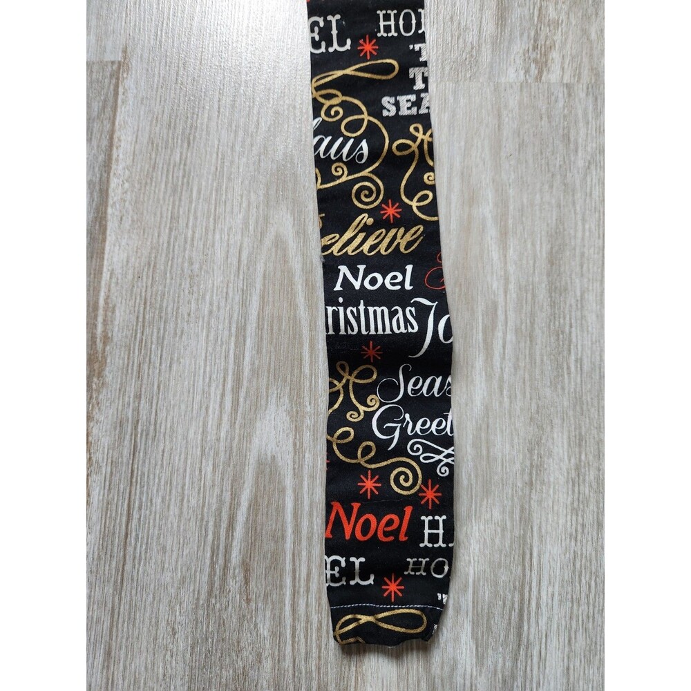 Handmade Christmas Holiday Black Stethoscope Cover Medical Nurse Accessory EUC - Picture 4 of 4